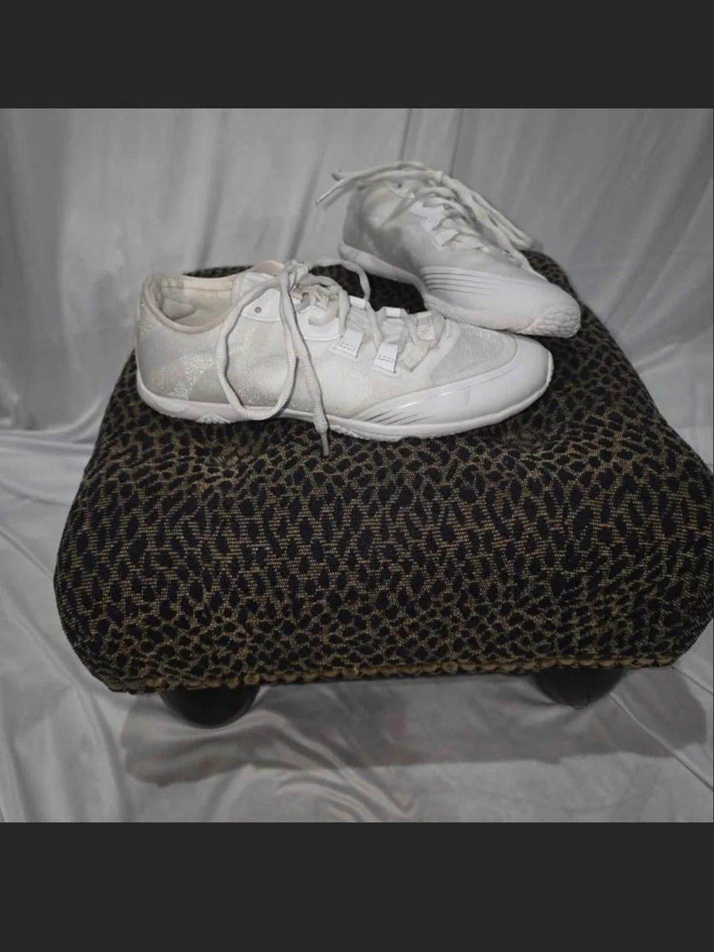 Varsity White Women's Athletic Sneakers – Lace-Up Training Shoes
